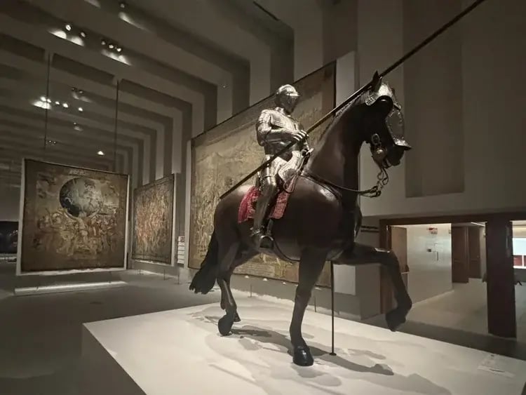 Una de las salas expositivas de la Galería de las Colecciones Reales de Madrid