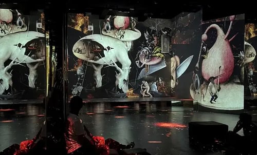 Una de las salas de Nomad Museo Inmsersivo