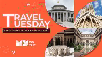 Promotional image for My Top Tour’s Travel Tuesday campaign.