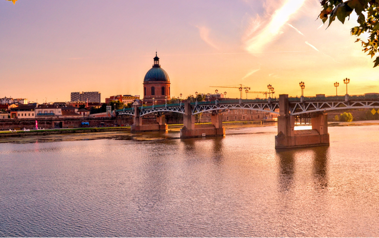 Ciudad rosa Toulouse